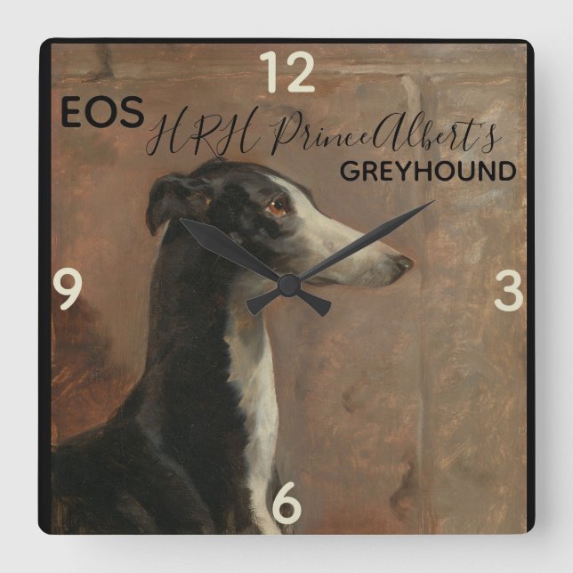 Vintage Eos Thomas Musgrave Joy Fyrkantig Klocka (Framsida)