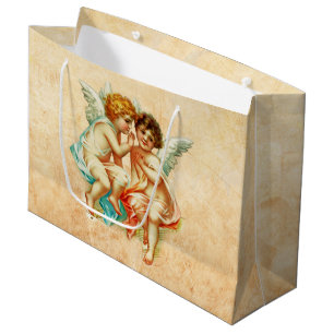 Vintage Ephemera Angel Cherubs Illustration