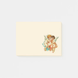 Vintage Ephemera Angel Cherubs Illustration Post-it Block