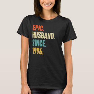 Vintage Epic Make sedan 1996 26:e Bröllop T Shirt