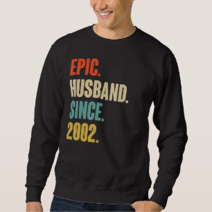 Vintage Epic Make sedan 2002 20:e Bröllop Lång Ärmad Tröja