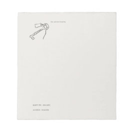 Vintage Epistolary Regency Sealed Key Anteckningsblock