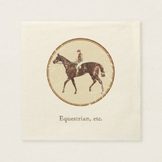 Vintage Equestrian Pappersservett