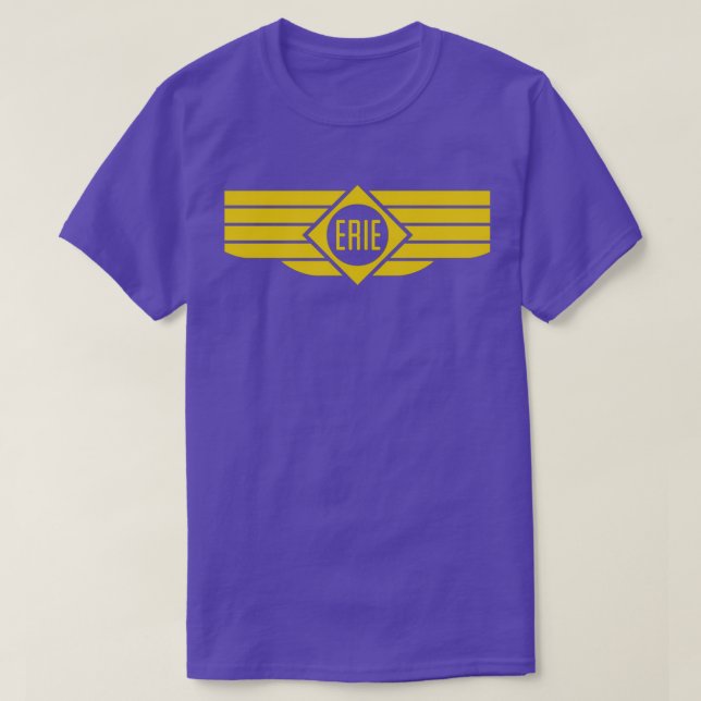 Vintage Erie Railroad 4 T Shirt (Design framsida)