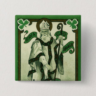 Vintage - Erin Go Bragh - St. Patricks hälsningar Knapp