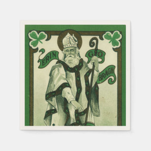 Vintage - Erin Go Bragh - St. Patricks hälsningar Pappersservett