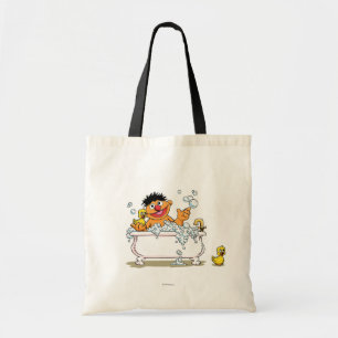 Vintage Ernie i badkaret Tygkasse