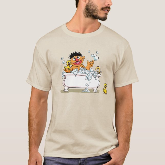 Vintage Ernie i Bathtub Tee Shirt (Framsida)