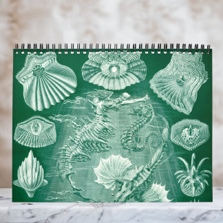 Vintage Ernst Haeckel, biologi, botanik, vetenskap Kalender
