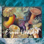 Vintage Ernst Haeckel, Biology, Botany, Science Kalender<br><div class="desc">12 månaders kalender med illustrationer av vintagen av Ernst Haeckel. Underbar gåva till vetenskapliga nördar och gäss! Från marinbiologi till botny och därutöver! Omfattar naturområden med djur, krämiga spindlar, tropiska växter, blommor och orkidéer från regnskogar, vattenlevande organismer, havsanemoner, havsslukar, sjöslam, maneter, sköldpaddor, sköldpaddor, lizard, grodor, sjöhäckar, bläckfisk, gigantisk bläckfisk med...</div>