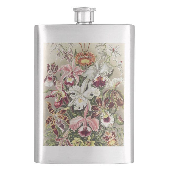 Vintage Ernst Haeckel Orkidé Botaniskt Tryck Fickplunta (Framsidan)