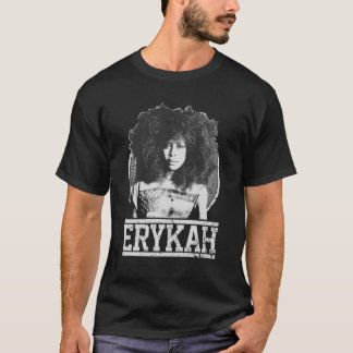 Vintage Erykah Design Badu Arts Musician American T Shirt