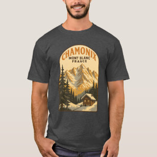 Vintage Escape till Chamonix Mont Blanc T Shirt