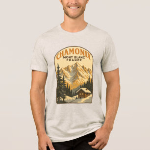 Vintage Escape till Chamonix Mont Blanc T Shirt