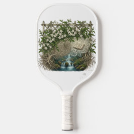 Vintage Estetisk Blommig och Vattenfall Pickleball