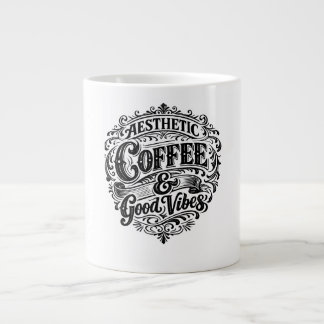 Vintage Estetisk Kaffeecitat Special Mug | Kaffe Jumbo Mugg