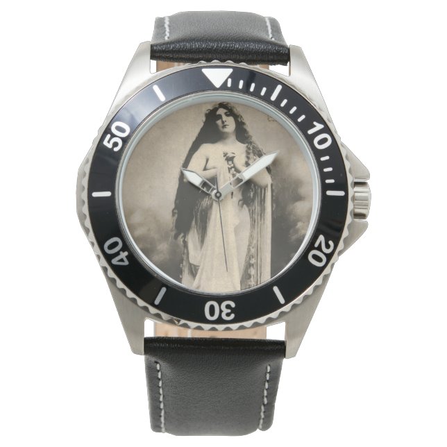 Vintage Etheral Goddess vykort Armbandsur (Framsida)