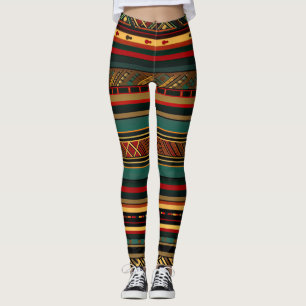 Vintage Ethnic Charm Leggings