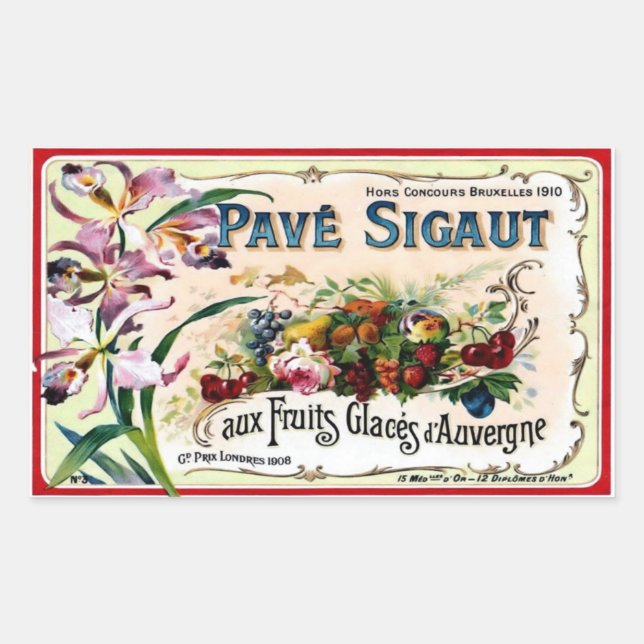 Vintage etikett - etikett (Framsida)