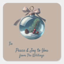 Vintage Etikett för Märkre av prydnadsföremål för