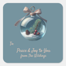 Vintage Etikett för Märkre av prydnadsföremål för