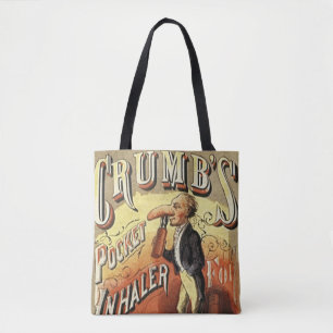 Vintage Etikett Konst, Crumb's Fickinhalator för A Tygkasse