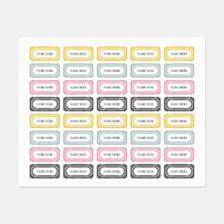 Vintage etiketter uppsättning 1