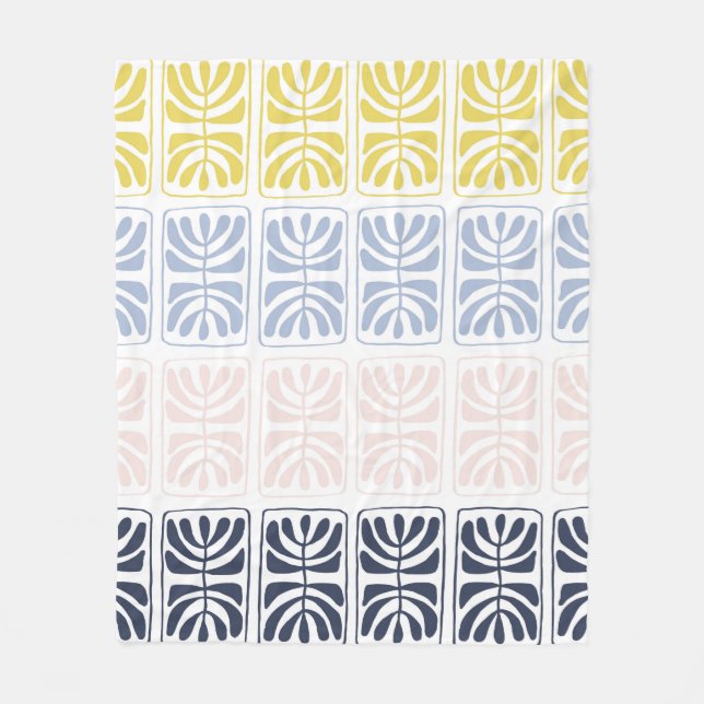 Vintage etnisk utan problem  fleecefilt (Framsidan)