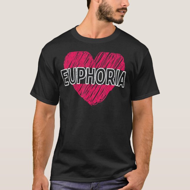 Vintage Euphoria T Shirt (Framsida)