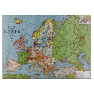 Vintage Europa 2000-talets general Karta