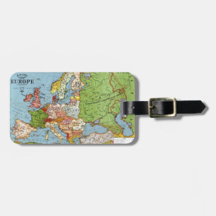 Vintage Europa 2000-talets general Karta Bagagebricka