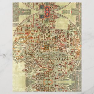 Vintage Europa - gammalt karta kartografiskt geogr