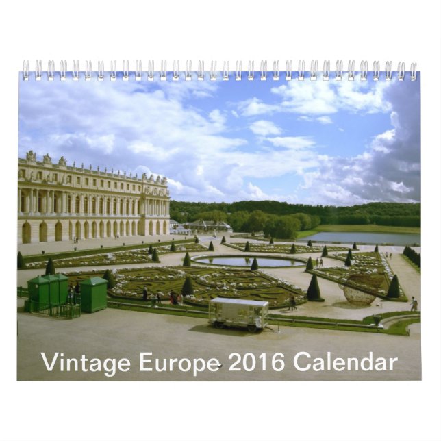 Vintage Europe - arkitektur för forskning Kalender (Omslag)