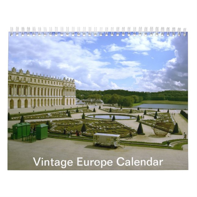 Vintage Europe - arkitektur Kalender för bioteknik (Omslag)