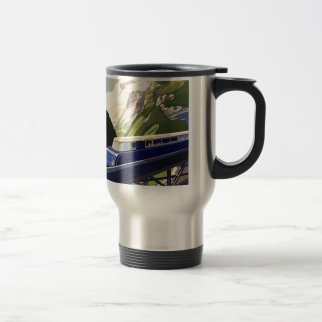 Vintage Europe Rail Travel Resemugg (Höger)