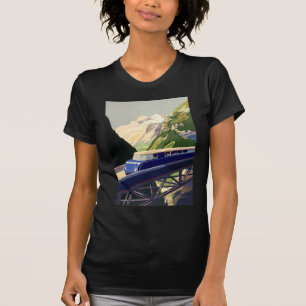 Vintage Europe Rail Travel Tröja
