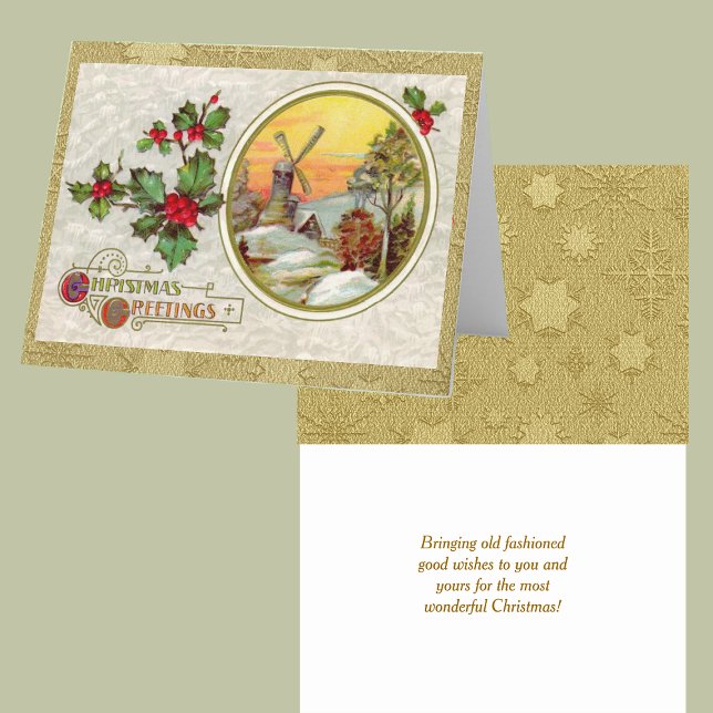 Vintage Europeisk jul Helgkort (Skapare uppladdad)