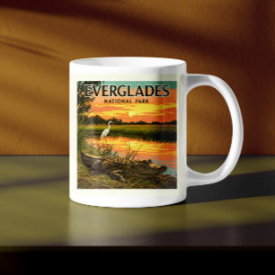 Vintage Everglades nationalpark Kaffemugg