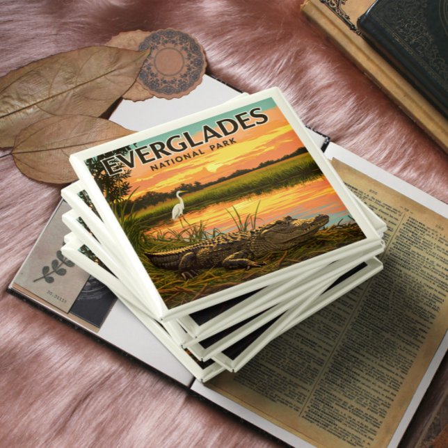 Vintage Everglades nationalpark Magnet (Skapare uppladdad)