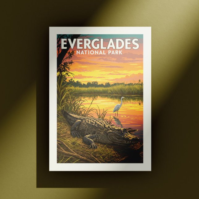 Vintage Everglades nationalpark Vykort (Skapare uppladdad)