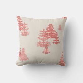 Vintage Evergreen Forest Kudde