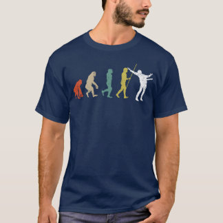 Vintage evolution gitarrspelare retro t shirt