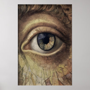 Vintage Eye Prints Set, Mörk Akademi Galleri Vägg Poster