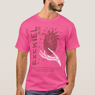 Vintage Ezekiel 3626 Heart of Flesh Bible Verse Ch T Shirt