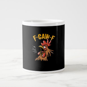 Vintage F-Caw-F Kyckling F-Caw-F Rolig Kyckling Tu Jumbo Mugg
