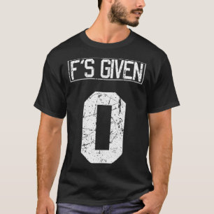 Vintage F S GIVEN 0 sarkastisk humor vit 2 BAKK T Shirt