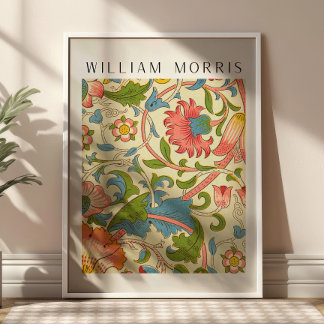Vintage Fabric Art by William Morris Exhibition Poster