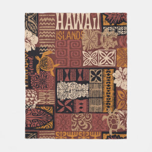 Vintage Fabric Patchwork Fleecefilt