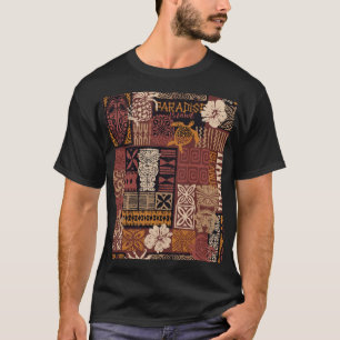 Vintage Fabric Patchwork T Shirt
