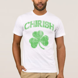 Vintage Fade Chirish Shamrock St patrick's day Tröja